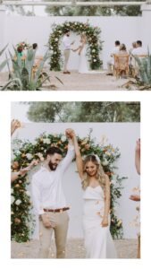 Your Lefkada Wedding in Eleonas ceremony