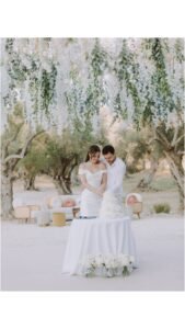 Your Lefkada Wedding in Eleonas cake cutting