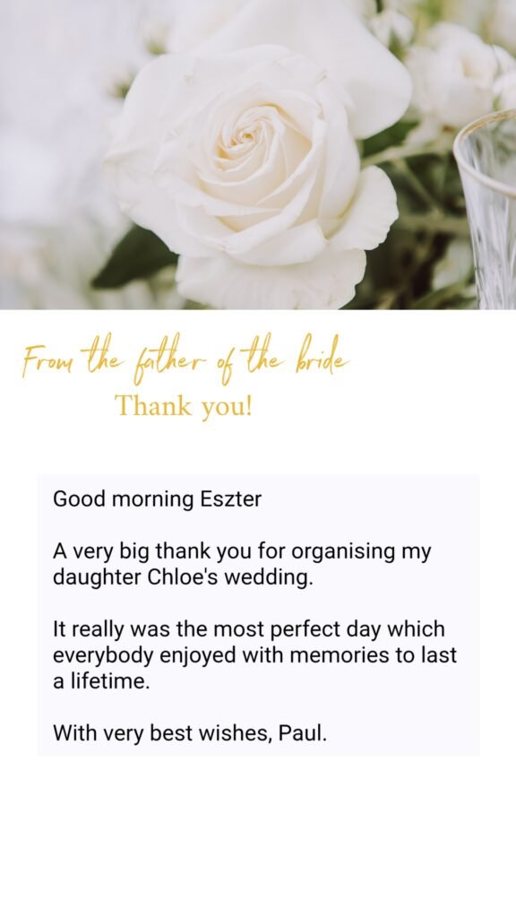 Your Lefkada Wedding testimonial, wedding in Lefkas