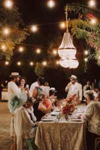 Table setup at a Lefkas Olive grove Wedding in Lefkada - Your Lefkada Wedding