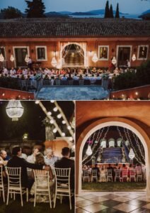 villa wedding in Lefkada, Your Lefkada Wedding lighting