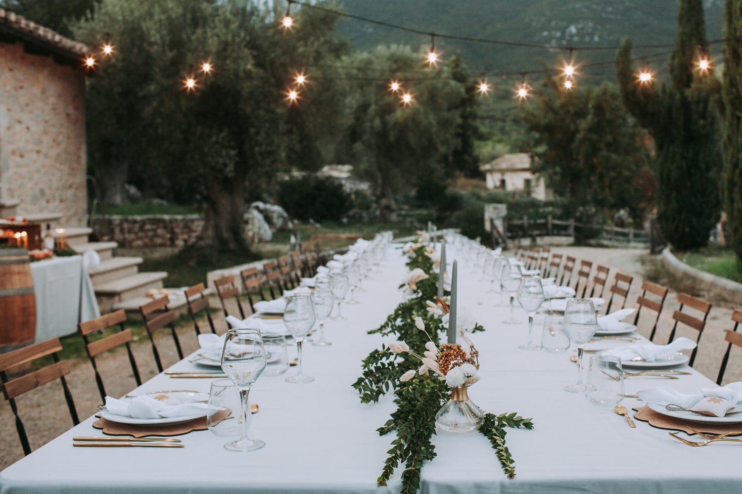 Lefkada winery wedding