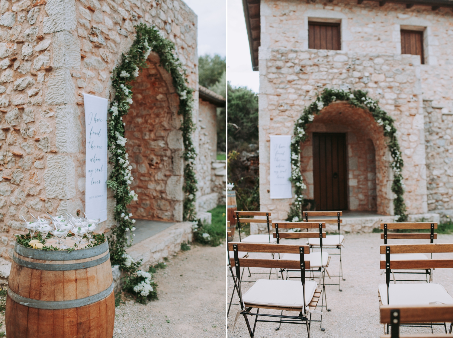 Lefkada winery wedding